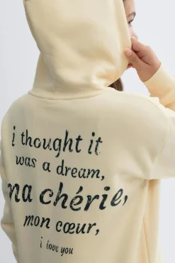Online Gina Tricot Y basic hood Geel