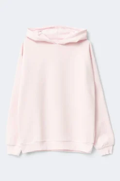 New Gina Tricot Y basic hood Roze
