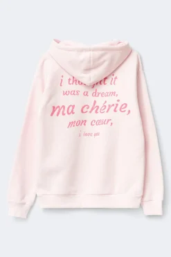 New Gina Tricot Y basic hood Roze