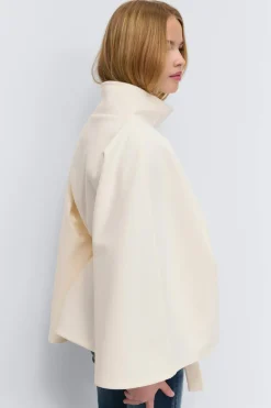 Sale Gina Tricot Y belted cape Wit