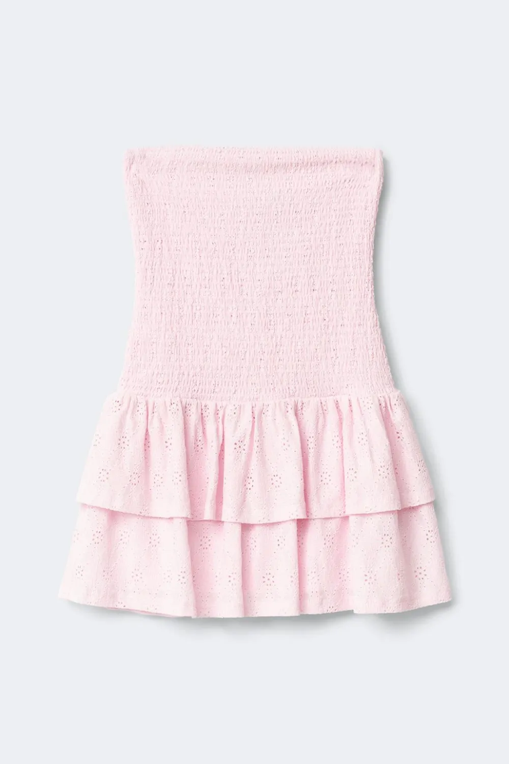 Clearance Gina Tricot Y broderie anglais dress Roze