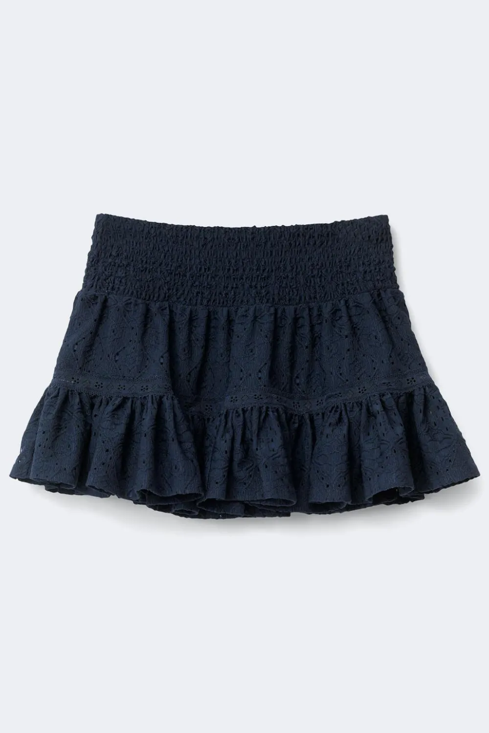 Clearance Gina Tricot Y broderie anglais skirt Blauw