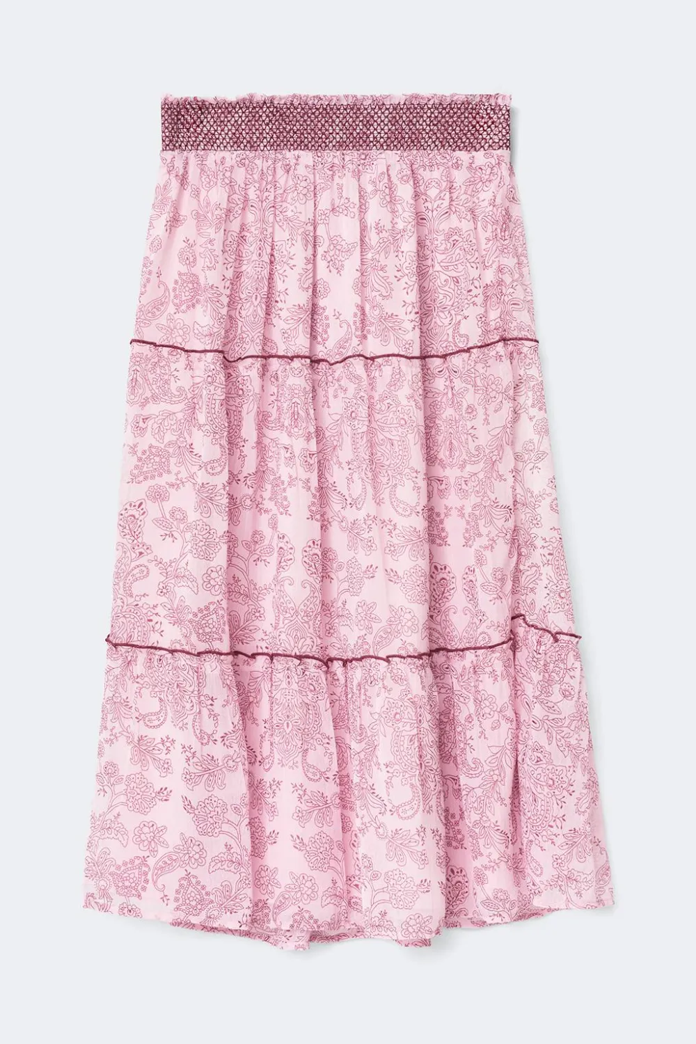 Discount Gina Tricot Y chiffon maxi skirt Roze
