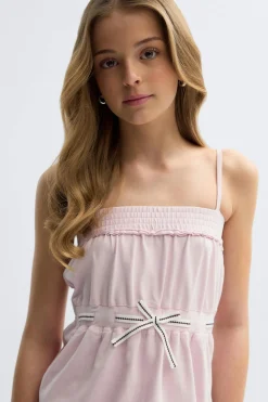Best Gina Tricot Y detail top Roze