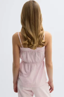 Best Gina Tricot Y detail top Roze