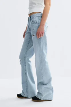 Outlet Gina Tricot Y for real loose jeans tall Blauw