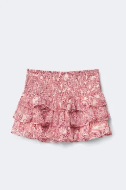 Online Gina Tricot Y frill skirt Roze