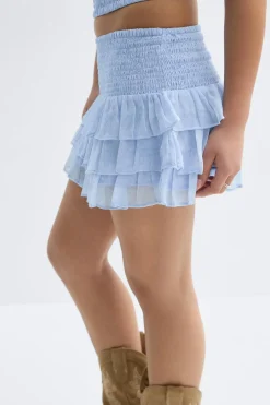 Clearance Gina Tricot Y frill skirt Blauw