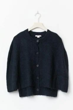 Best Gina Tricot Y knitted cape cardigan Blauw