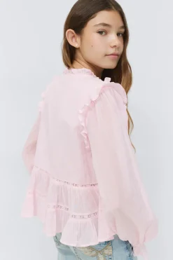 Sale Gina Tricot Y long sleeve blouse Roze