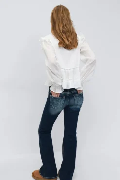 Sale Gina Tricot Y long sleeve blouse Wit