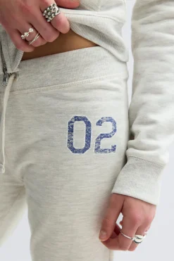 New Gina Tricot Y low flare sweatpants Grijsv