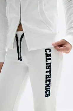 New Gina Tricot Y low flare sweatpants Wit