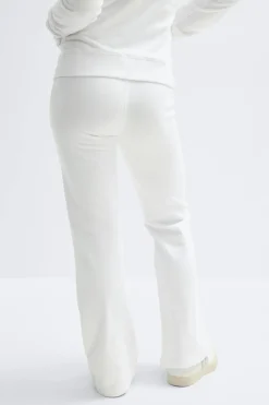 New Gina Tricot Y low flare sweatpants Wit