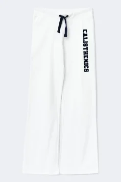 New Gina Tricot Y low flare sweatpants Wit