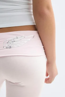Sale Gina Tricot Y low waist yoga leggings Roze