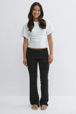 Clearance Gina Tricot Y low waist yoga leggings Zwart
