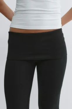 Clearance Gina Tricot Y low waist yoga leggings Zwart