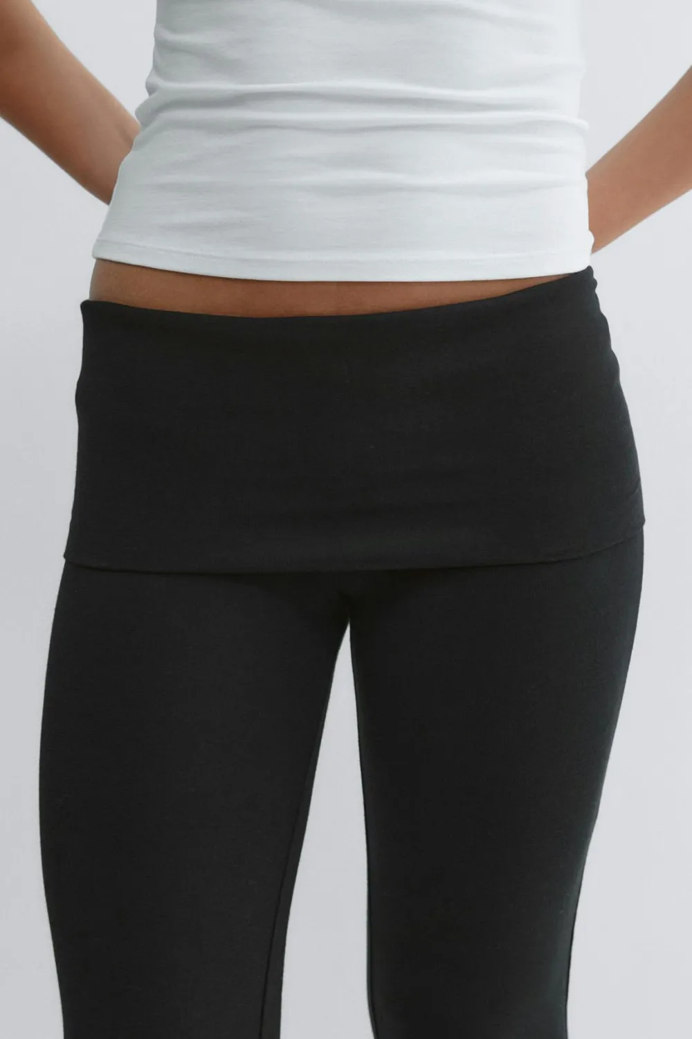 Clearance Gina Tricot Y low waist yoga leggings Zwart