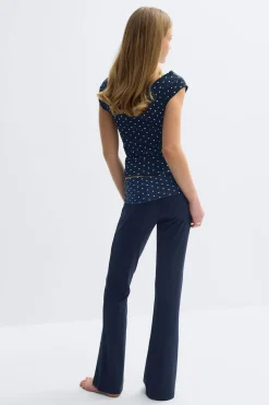 New Gina Tricot Y low waist yoga leggings Blauw