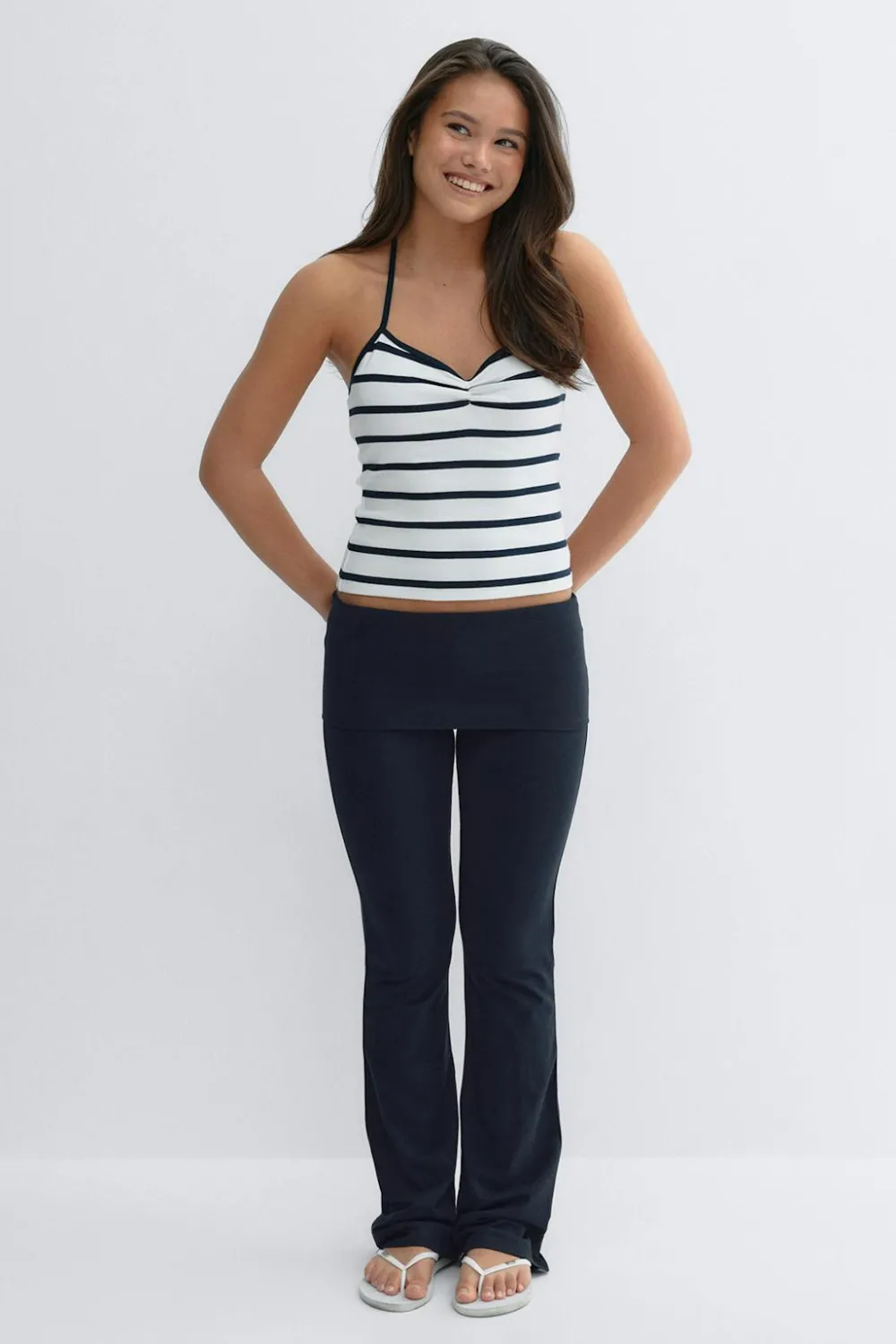 Best Gina Tricot Y low waist yoga leggings Blauw