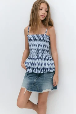 Online Gina Tricot Y one layer multi top Grijsv