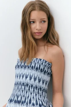 Online Gina Tricot Y one layer multi top Grijsv
