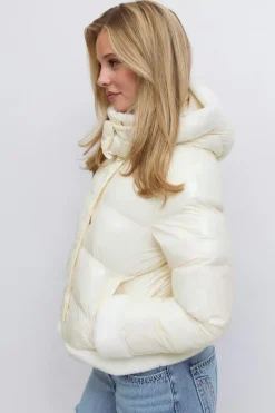 Best Gina Tricot Y padded fur jacket Wit