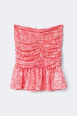 Discount Gina Tricot Y paisley top Roze