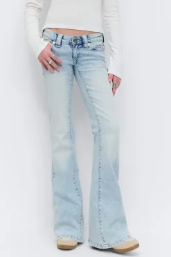 Sale Gina Tricot Y runway jeans Blauw