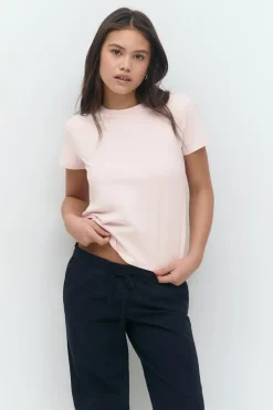 Discount Gina Tricot Y scandi basic tee Roze