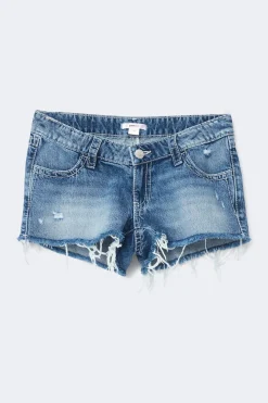 Hot Gina Tricot Y sparkle low denim shorts Blauw
