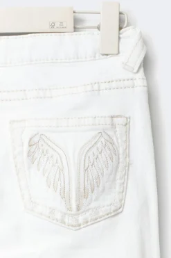 Sale Gina Tricot Y too messy flare jeans Wit