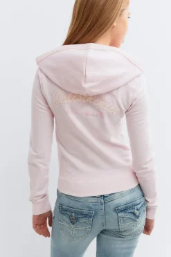 Outlet Gina Tricot Y y2k 2 way zip hoodie Roze