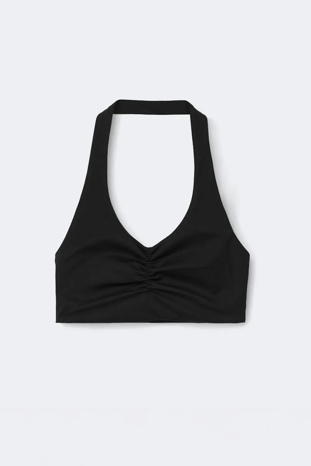 Hot Gina Tricot Yoga halterneck top Zwart