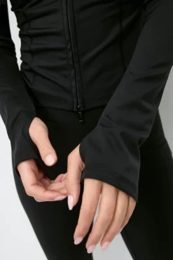 Outlet Gina Tricot Yoga jacket Zwart