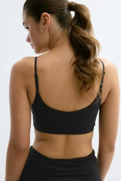 New Gina Tricot Yoga strap top Zwart