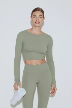 Sale Gina Tricot Yoga twist top Groen