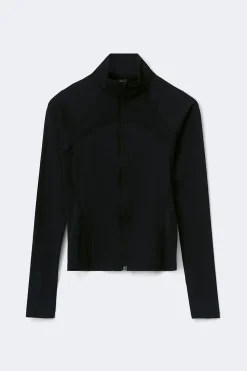 Hot Gina Tricot Zip yoga jacket Zwart