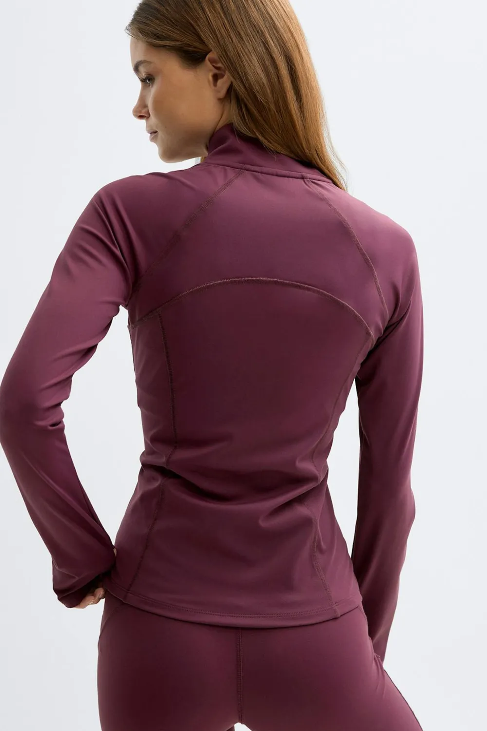 Sale Gina Tricot Zip yoga jacket Rood
